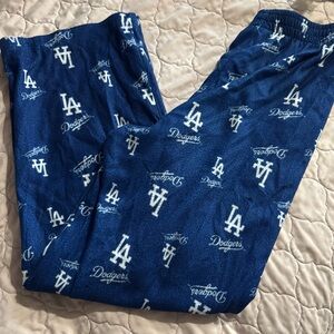 Dodgers Blue Kids Pajama Bottoms